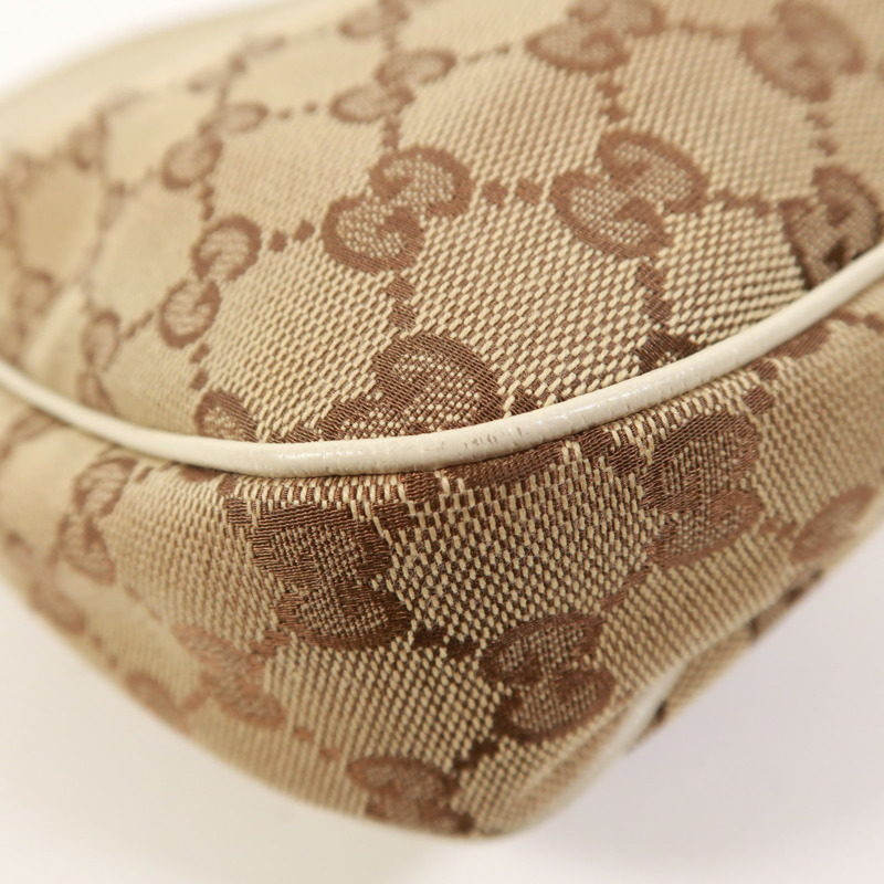 GUCCI 帆布Shoulder Bag金扣肩背袋-9