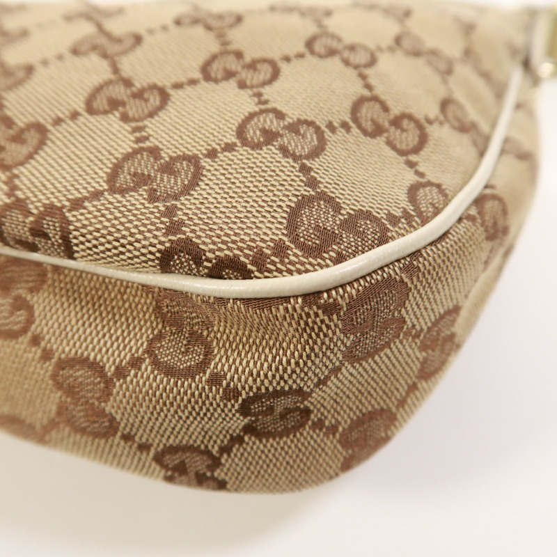 GUCCI 帆布Shoulder Bag金扣肩背袋-10
