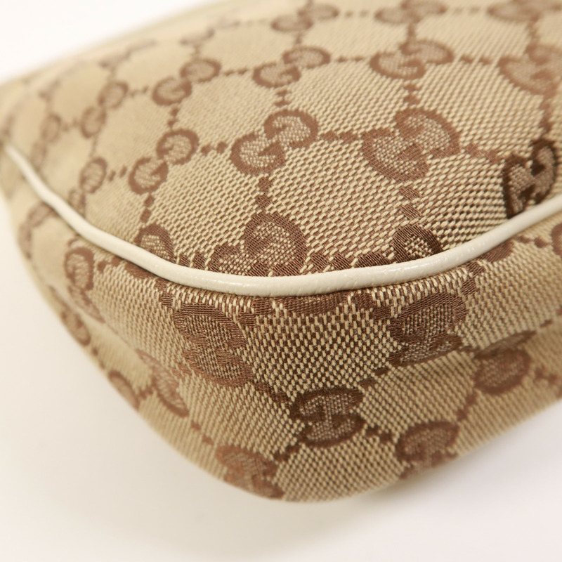 GUCCI 帆布Shoulder Bag金扣肩背袋-11