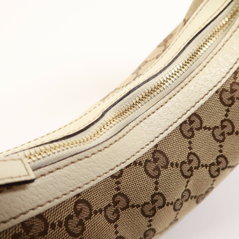 GUCCI 帆布Shoulder Bag金扣肩背袋-14