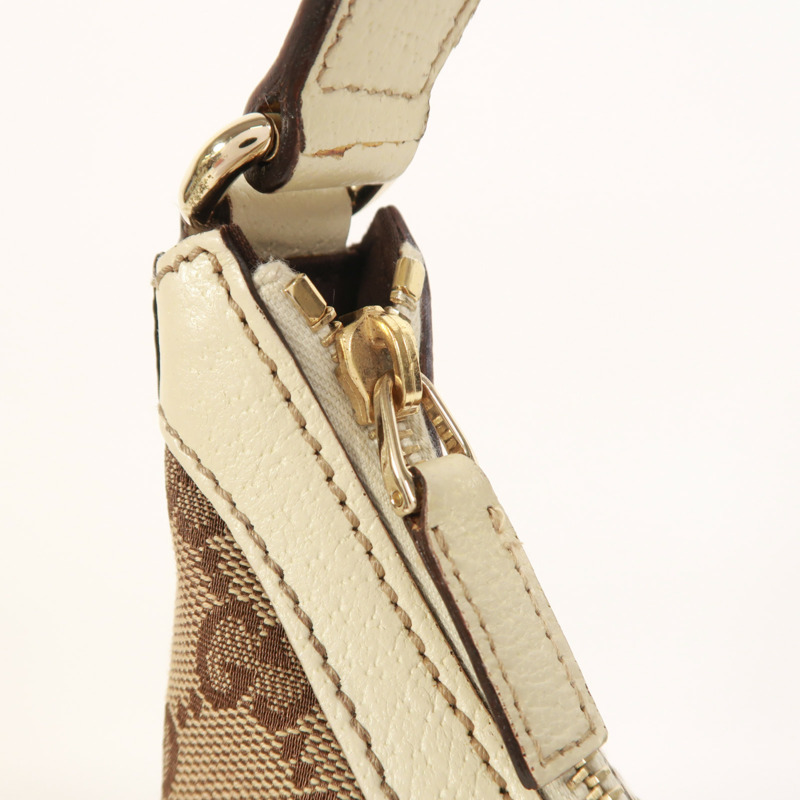 GUCCI 帆布Shoulder Bag金扣肩背袋-15