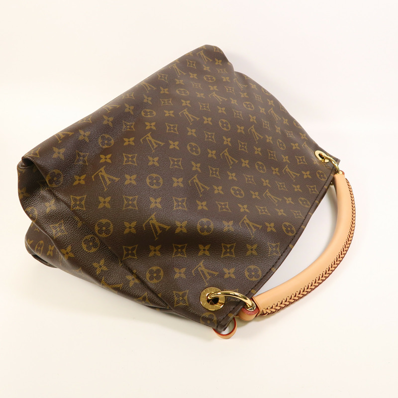 LOUIS VUITTON Monogram Artsy MM金扣肩背袋-7