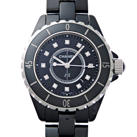 香奈兒 J12 33毫米 12P 鑽石女士腕錶 H1625