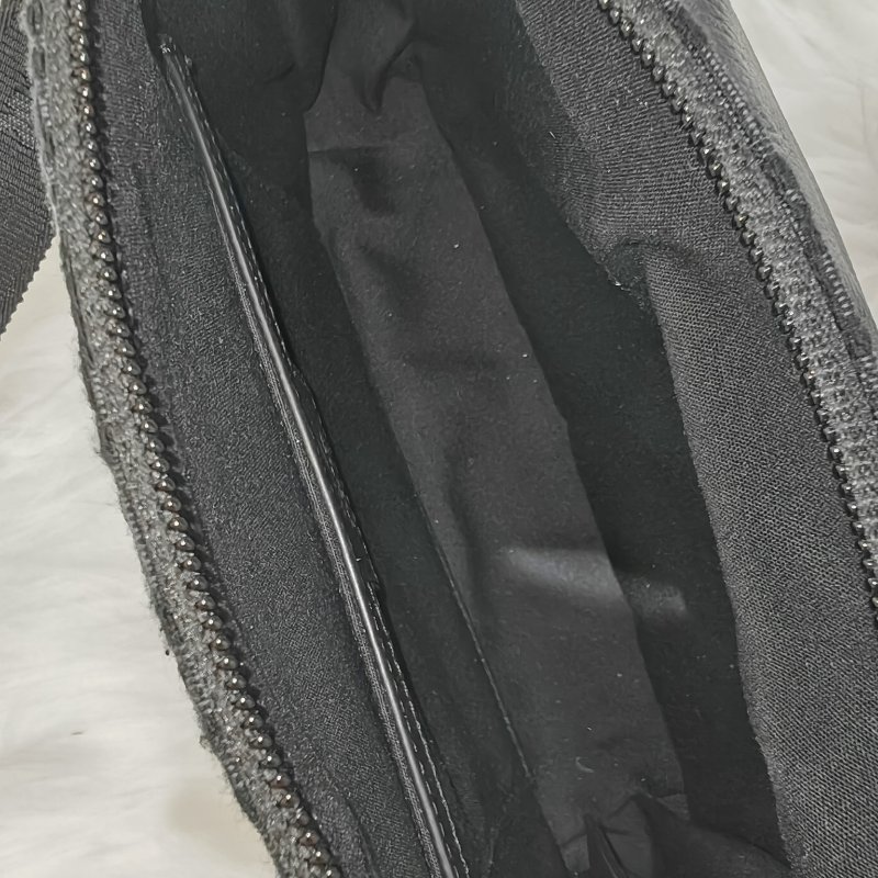 Dior 小號 Rider Soft 水餃包 牛皮拼尼龍拼帆布-4