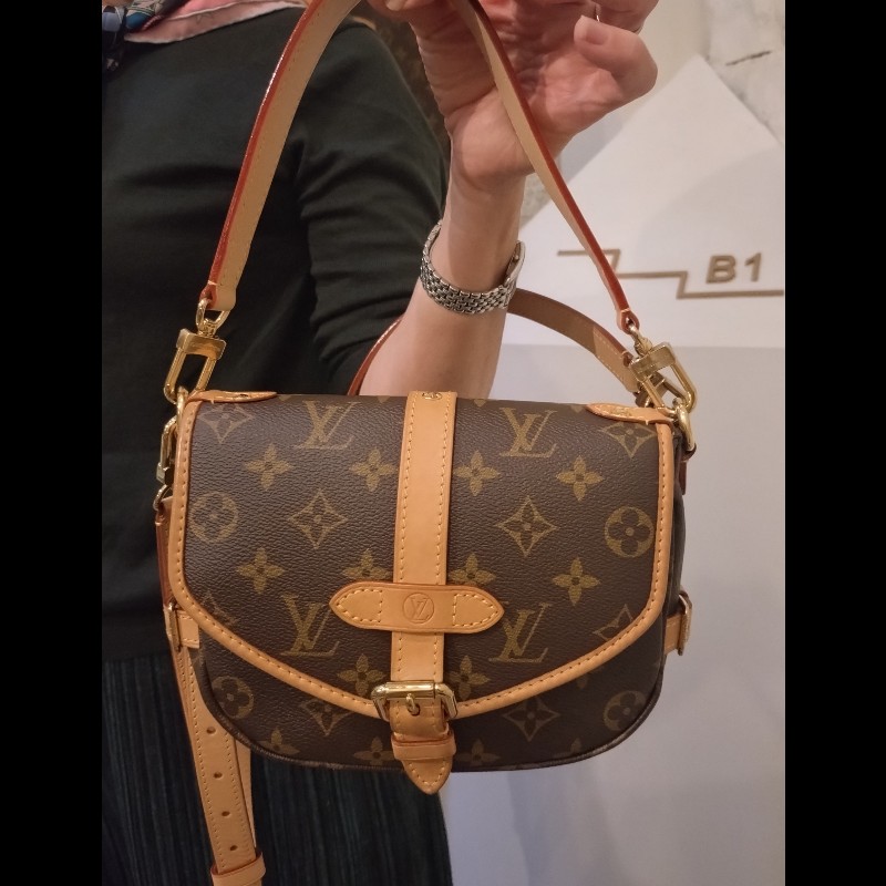 LV M46740 老花小號馬鞍包-3