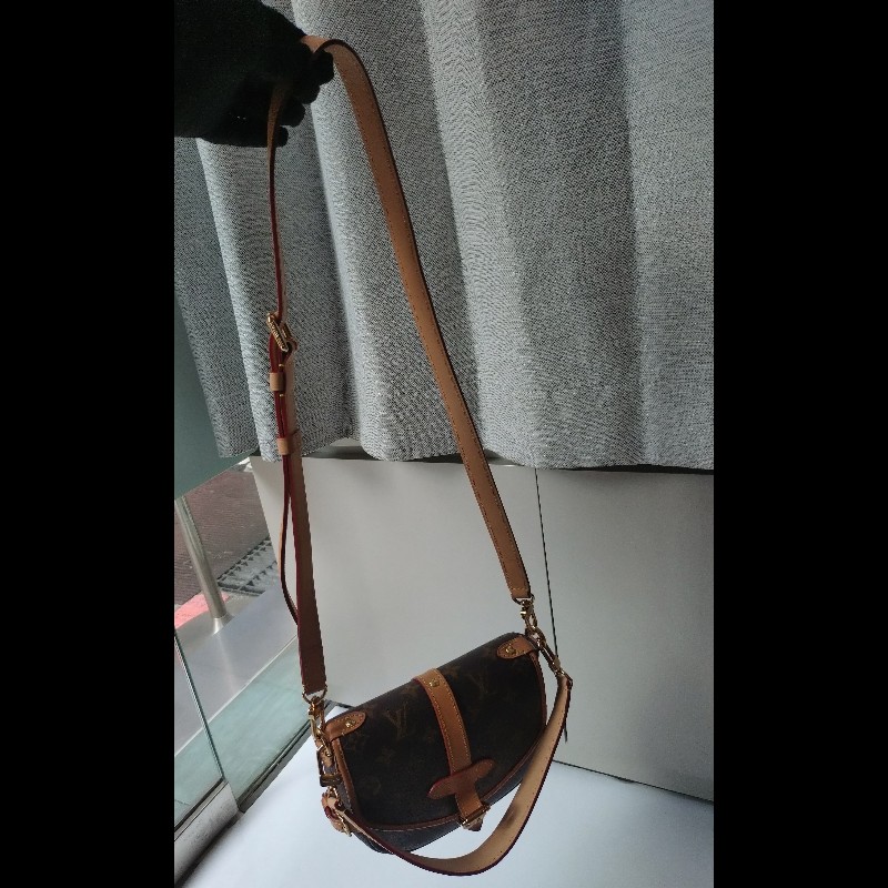 LV M46740 老花小號馬鞍包-6