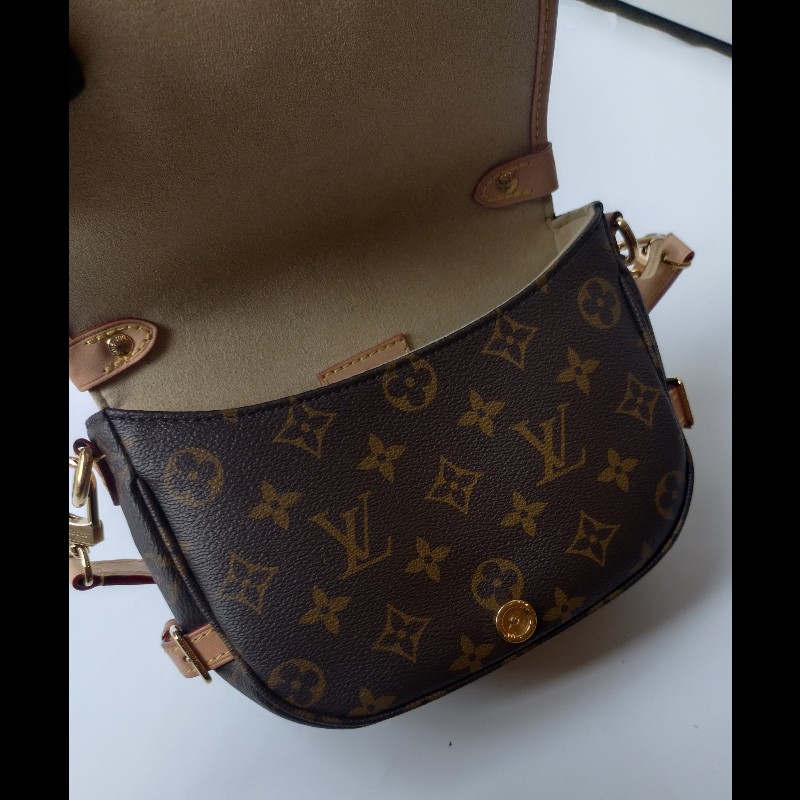 LV M46740 老花小號馬鞍包-13