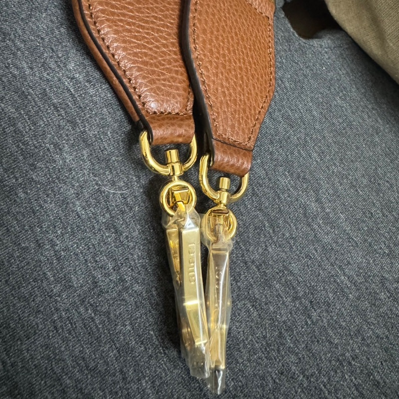 GUCCI 經典1955 Horsebit 系列馬銜釦GG印花丹寧布雙背帶肩背/斜背包 (藍色)-4