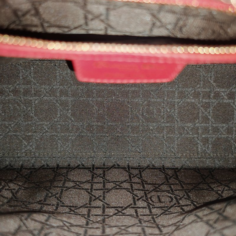 Dior 迪奧 紅色五格戴妃包-4