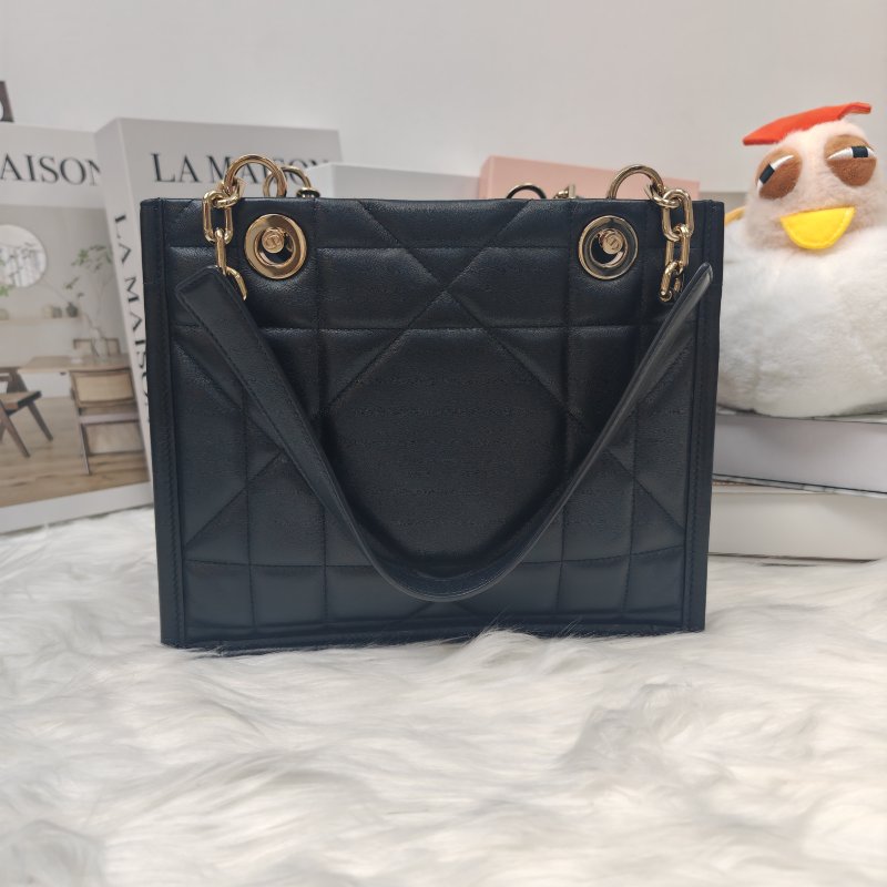 Dior 迪奧 Essential 黑金托特包 小號-0