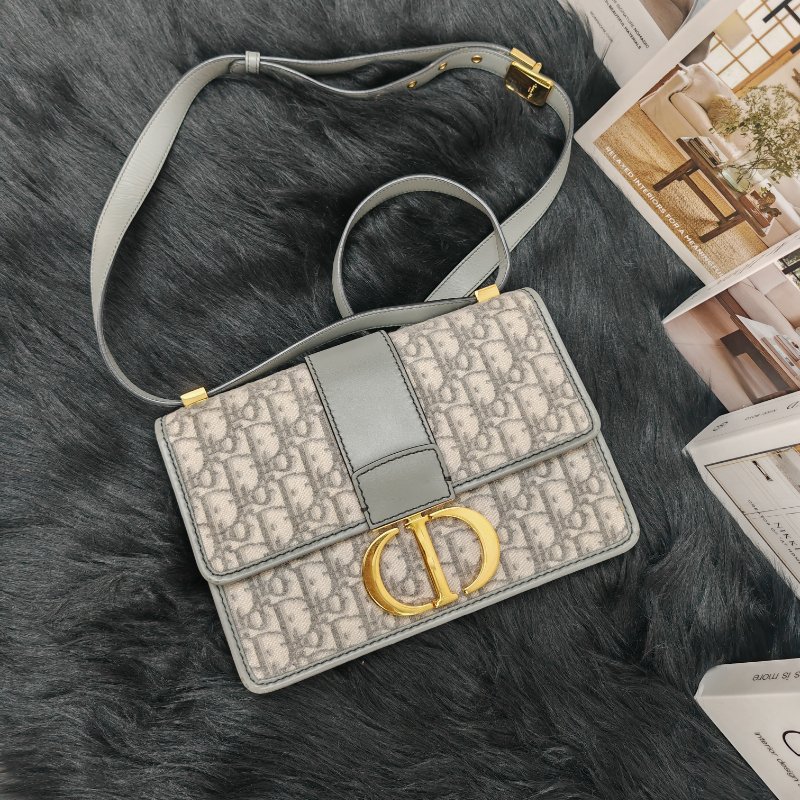 Dior 蒙田30 金扣 單肩包 21年-4