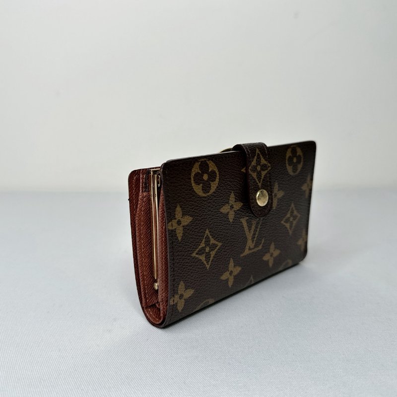 LV 老花壓扣中短夾-3