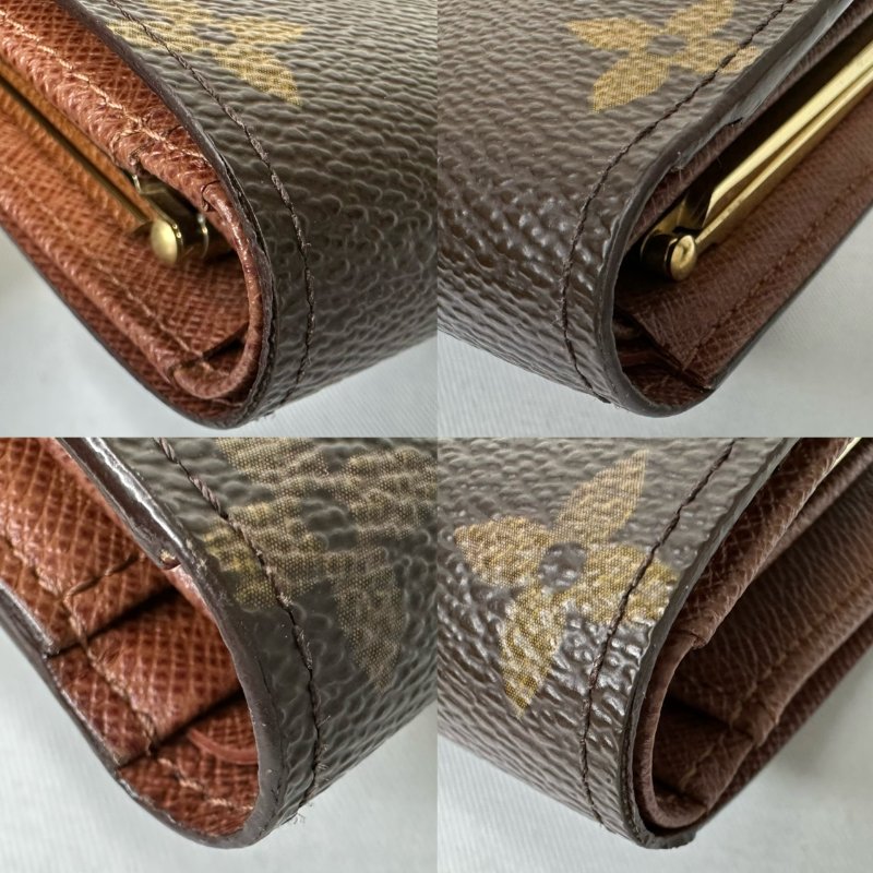 LV 老花壓扣中短夾-9