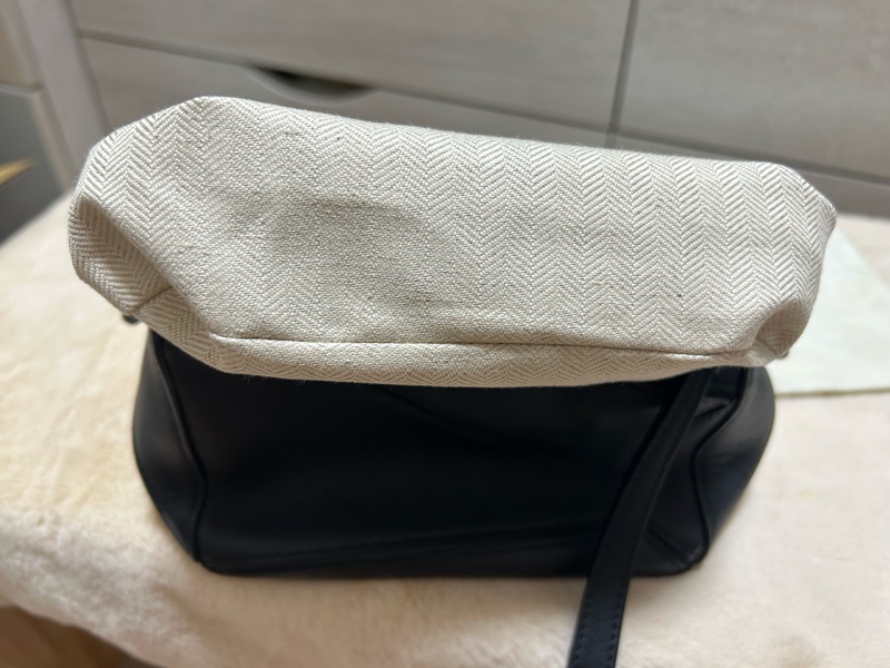 #大全配 LOEWE(羅意威) Puzzle 18 幾何包 迷你 MINI 黑色-14