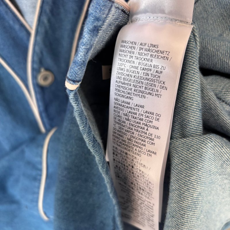 ::GUCCI:: 單寧Ｇ字刺繡上衣 外罩衫 Denim shirt with G patch-15