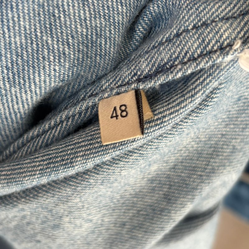 ::GUCCI:: 單寧Ｇ字刺繡上衣 外罩衫 Denim shirt with G patch-16