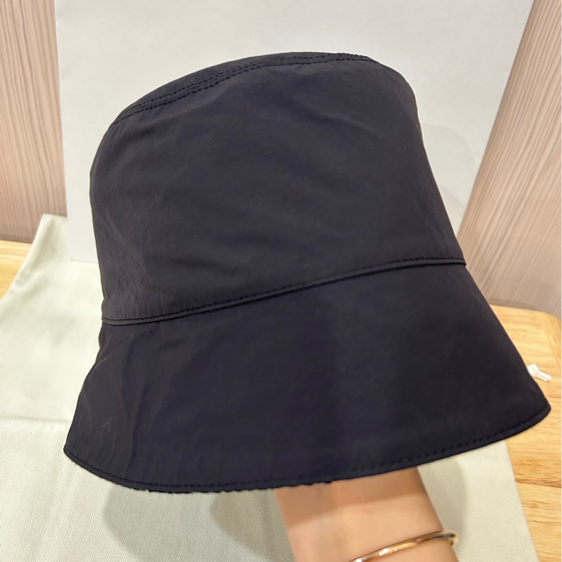 #全新附購證 Loewe緹花雙面漁夫帽 尺寸58-4