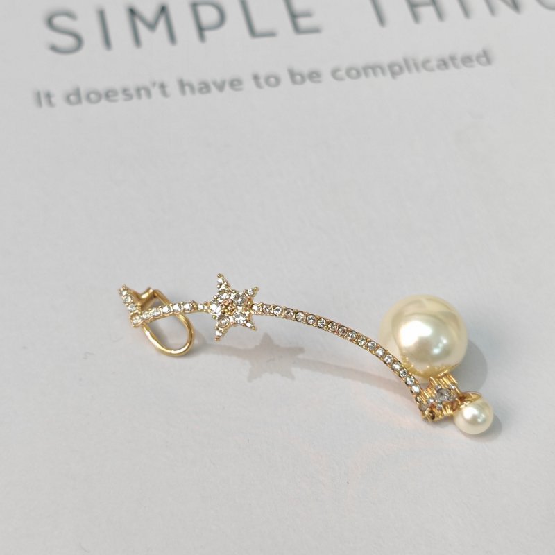 Dior Tribales 珍珠星星耳夾-3