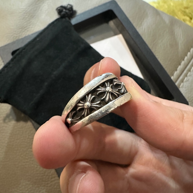 克羅心 Chrome hearts 十字花 經典 稀有款 戒指-2