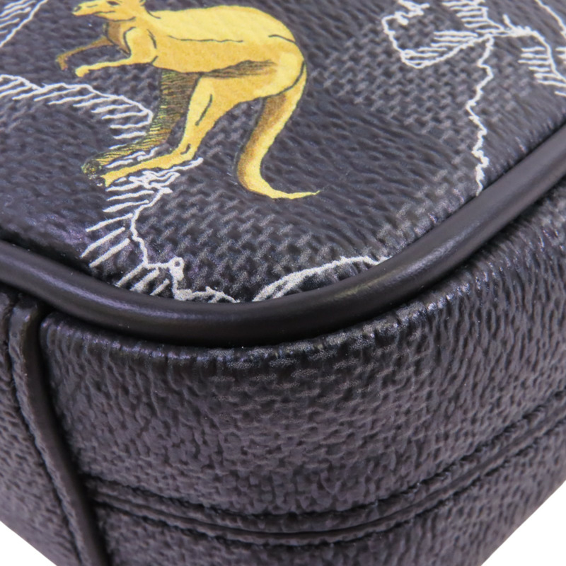 LOUIS VUITTON Damier Graphite Danube Slim肩背袋-12