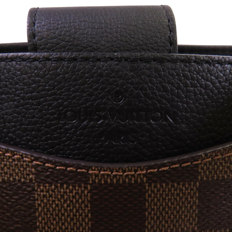 LOUIS VUITTON Damier Ebene Riverside金扣手挽肩背兩用袋-6