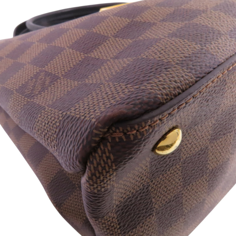 LOUIS VUITTON Damier Ebene Riverside金扣手挽肩背兩用袋-10