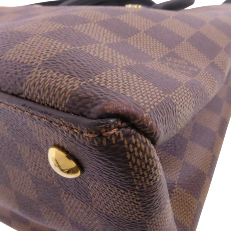 LOUIS VUITTON Damier Ebene Riverside金扣手挽肩背兩用袋-11