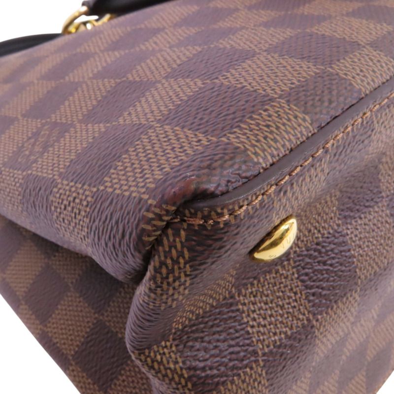 LOUIS VUITTON Damier Ebene Riverside金扣手挽肩背兩用袋-12