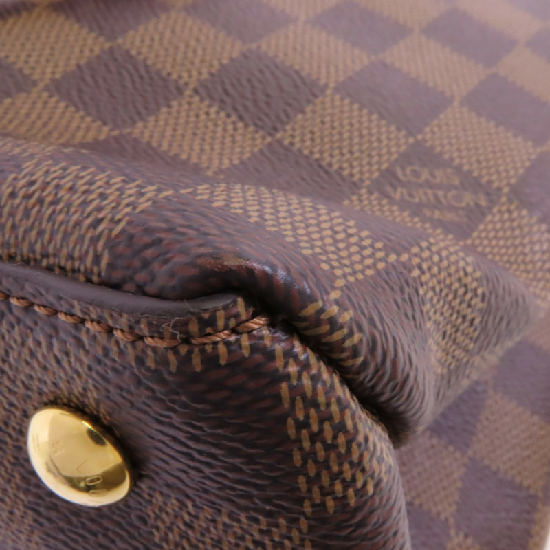 LOUIS VUITTON Damier Ebene Riverside金扣手挽肩背兩用袋-13