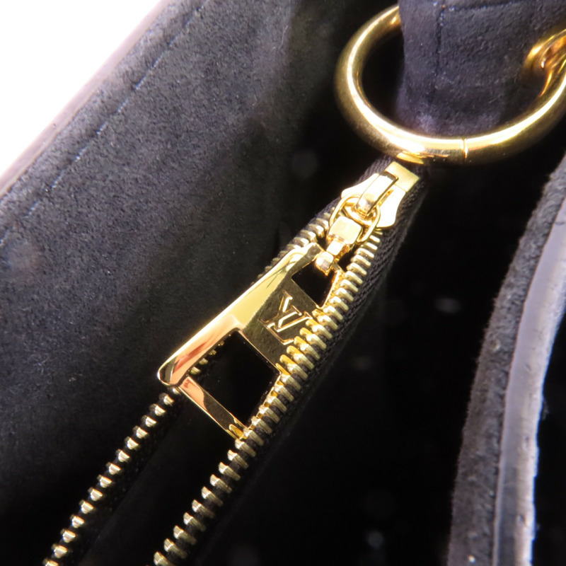 LOUIS VUITTON Damier Ebene Riverside金扣手挽肩背兩用袋-15