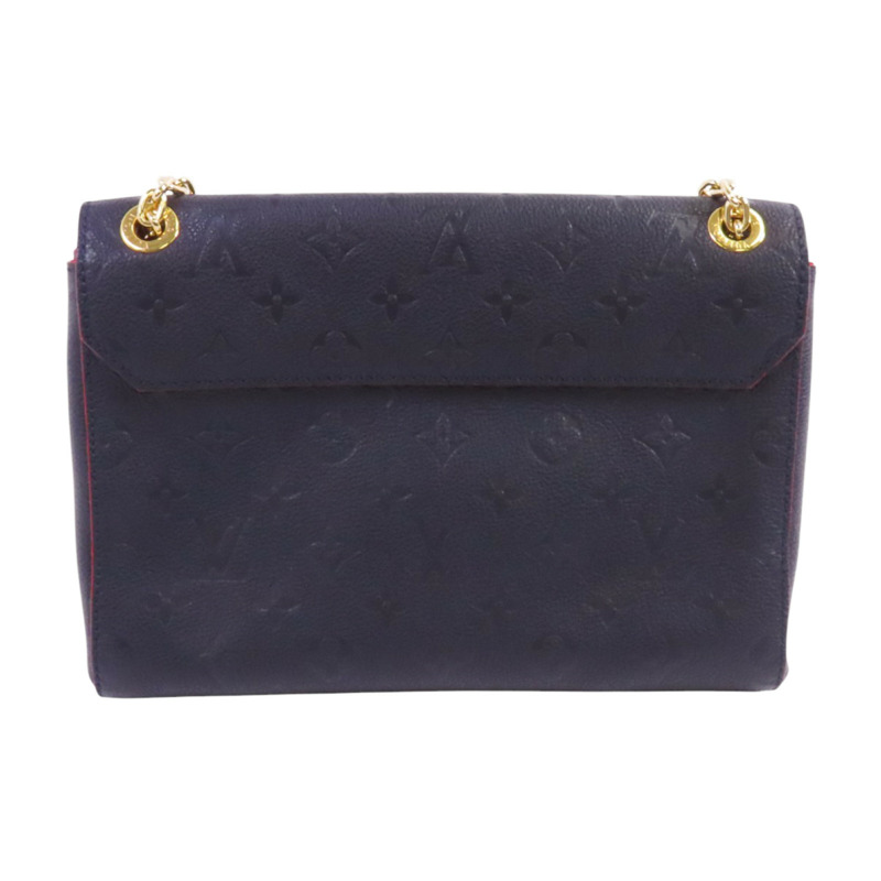 LOUIS VUITTON Monogram Empreinte Vavin PM金扣鏈帶肩背袋-1