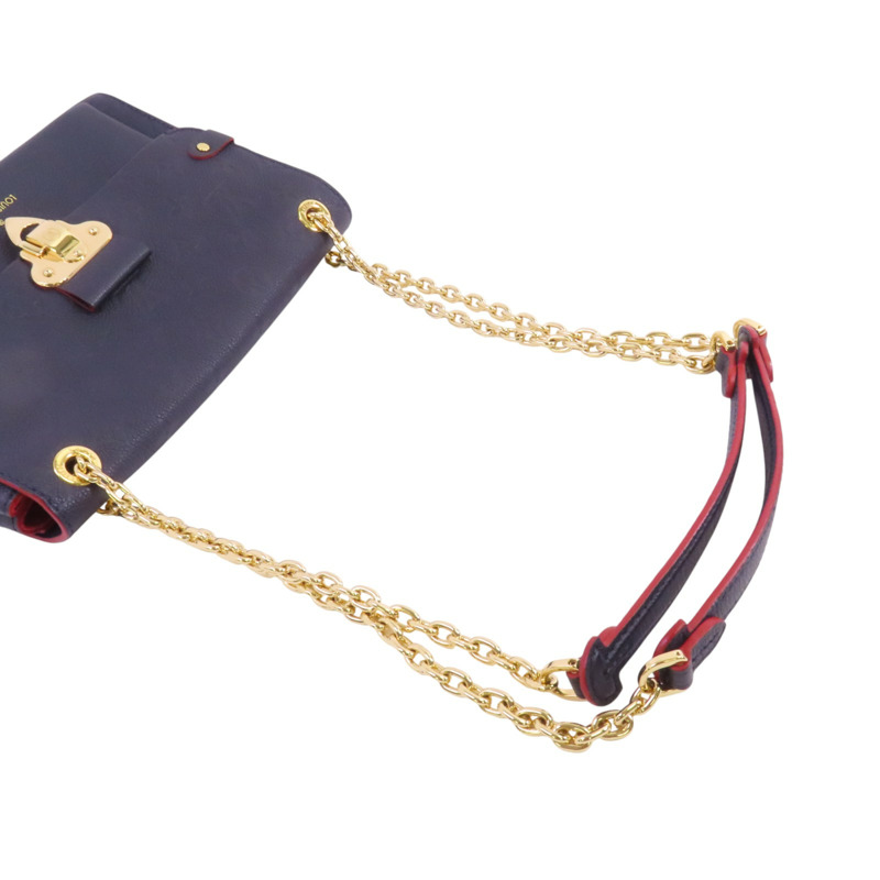 LOUIS VUITTON Monogram Empreinte Vavin PM金扣鏈帶肩背袋-7