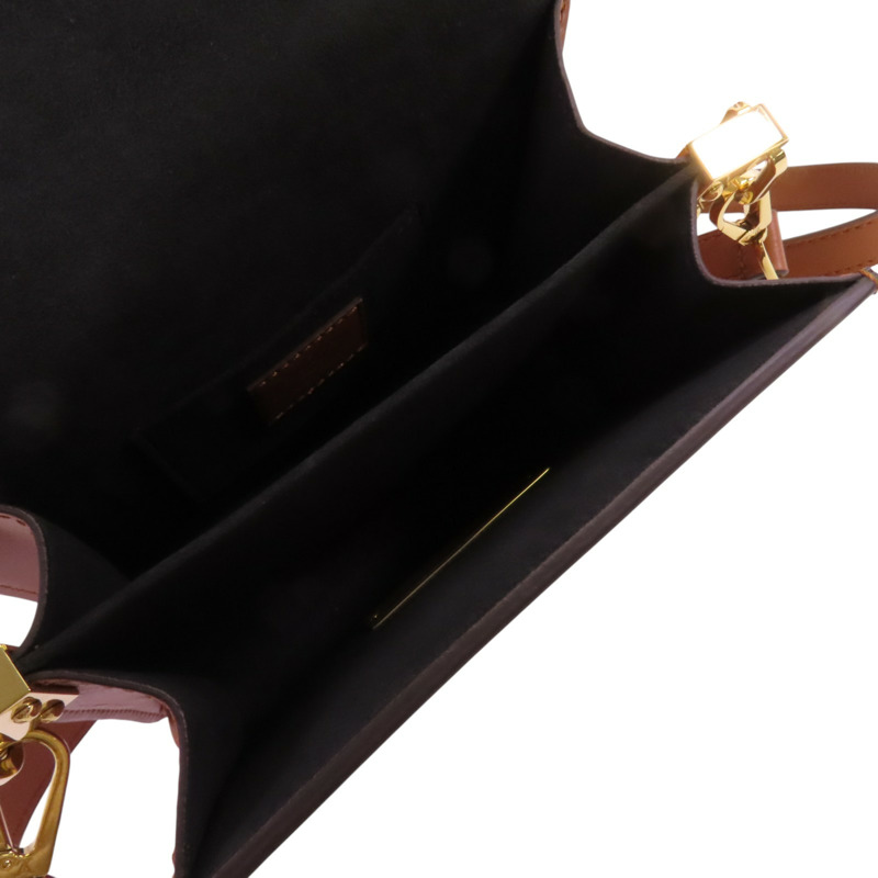 LOUIS VUITTON Monogram Reverse Mini Dauphine金扣肩背袋-4