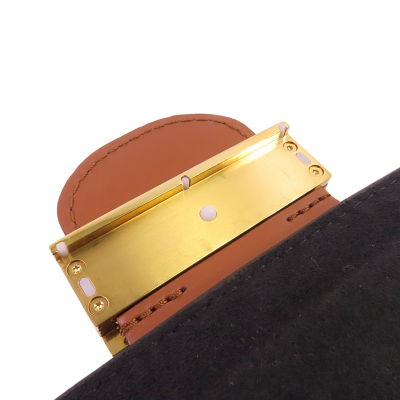 LOUIS VUITTON Monogram Reverse Mini Dauphine金扣肩背袋-8