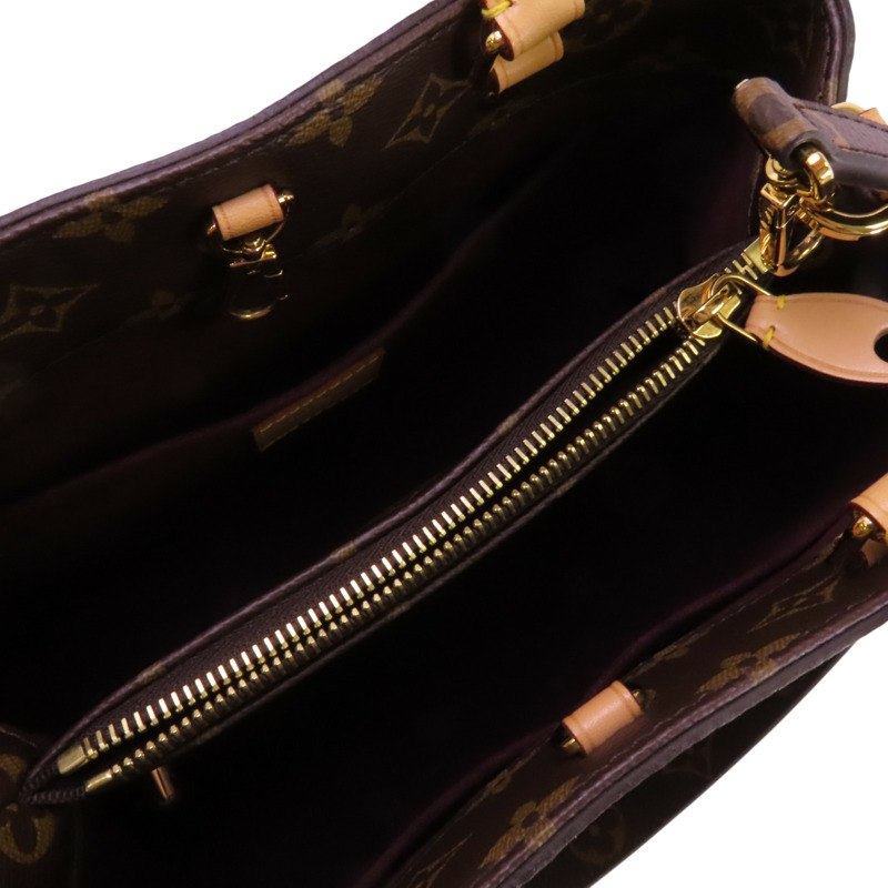 LOUIS VUITTON Monogram Montaigne BB金扣手挽肩背兩用袋-4