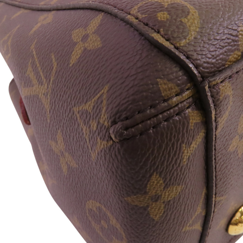 LOUIS VUITTON Monogram Montaigne BB金扣手挽肩背兩用袋-12