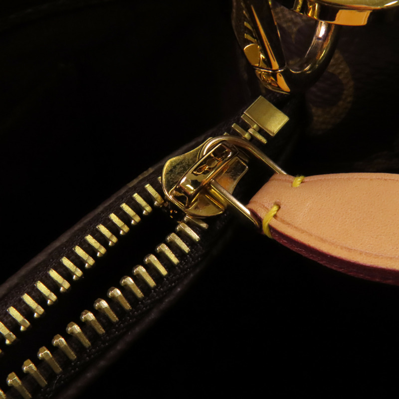 LOUIS VUITTON Monogram Montaigne BB金扣手挽肩背兩用袋-14