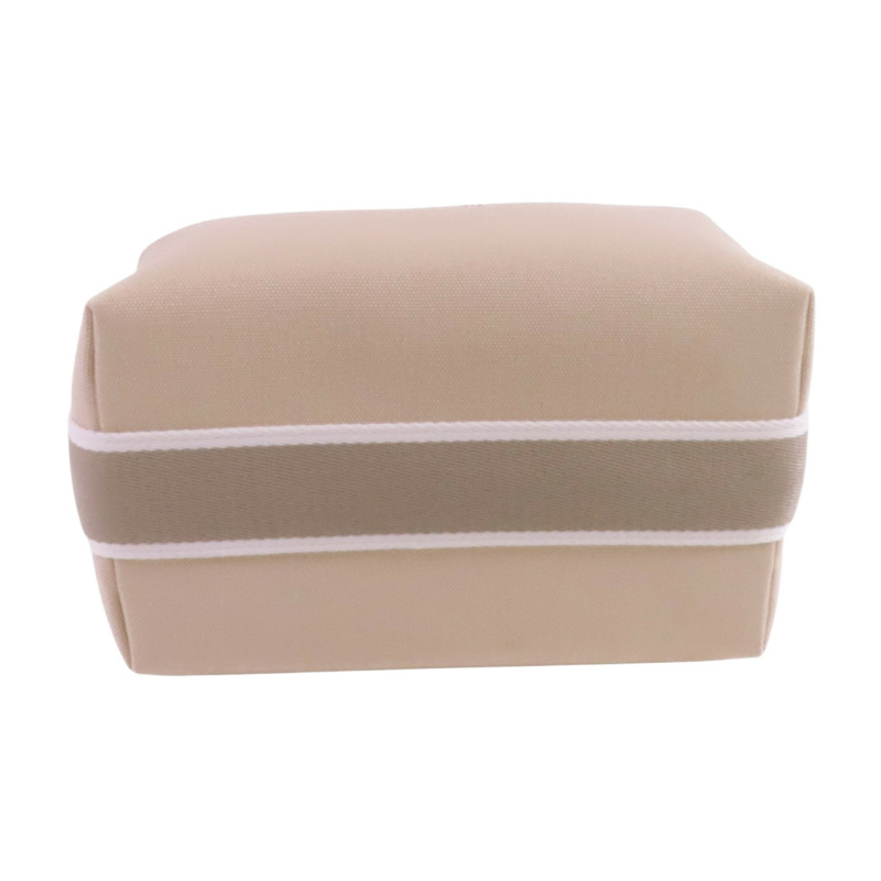 HERMES 帆布Bride-a-Brac Case銀扣手挽袋-3