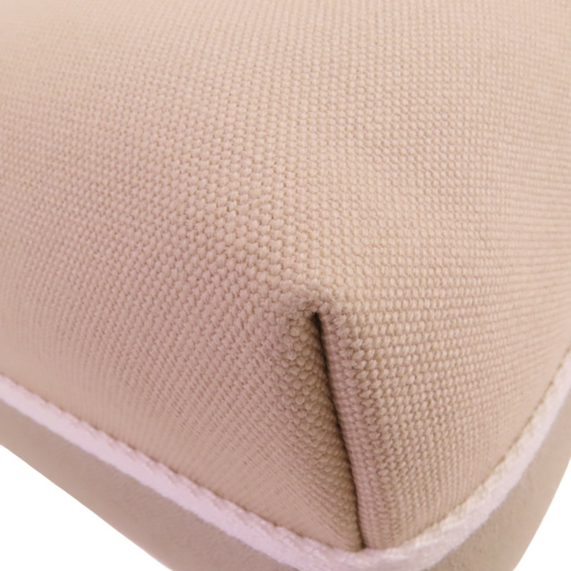 HERMES 帆布Bride-a-Brac Case銀扣手挽袋-11