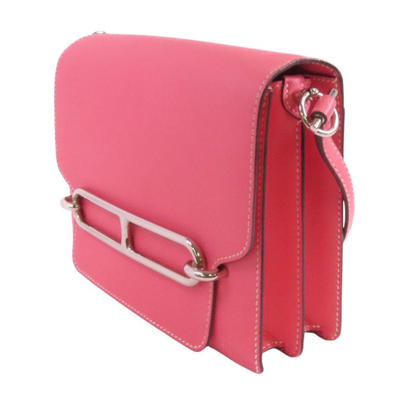 HERMES Evercolor皮革Roulis 23銀扣肩背袋-2