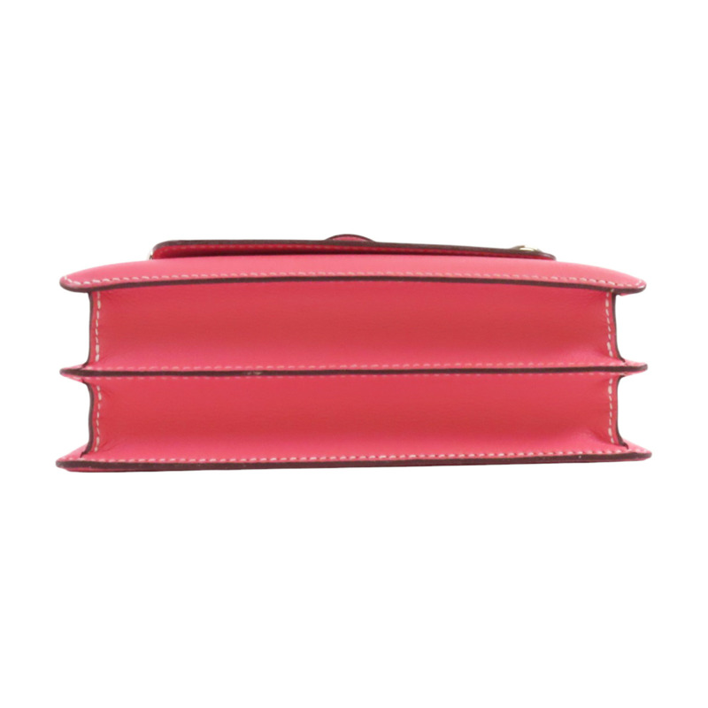 HERMES Evercolor皮革Roulis 23銀扣肩背袋-3