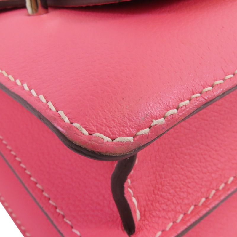 HERMES Evercolor皮革Roulis 23銀扣肩背袋-9