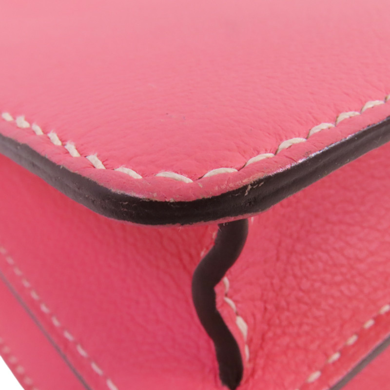 HERMES Evercolor皮革Roulis 23銀扣肩背袋-11