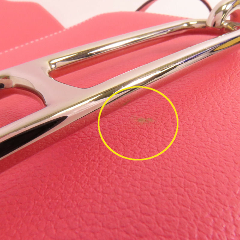 HERMES Evercolor皮革Roulis 23銀扣肩背袋-13