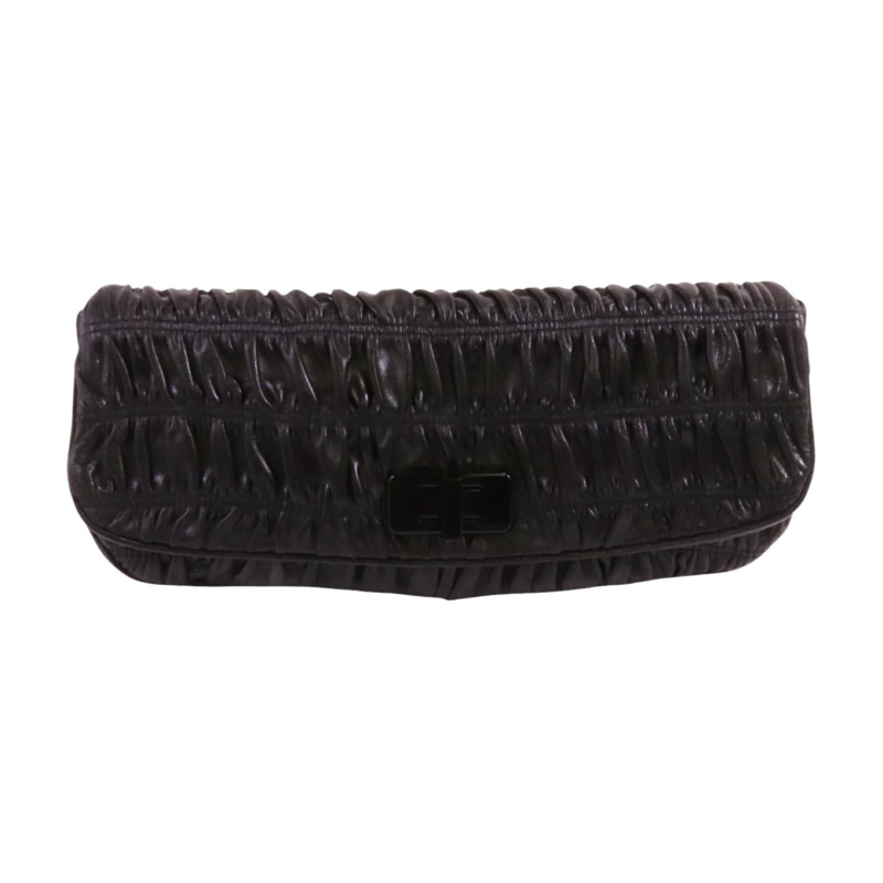 PRADA 牛皮皮革Capretto Graufre Clutch手拿包-0