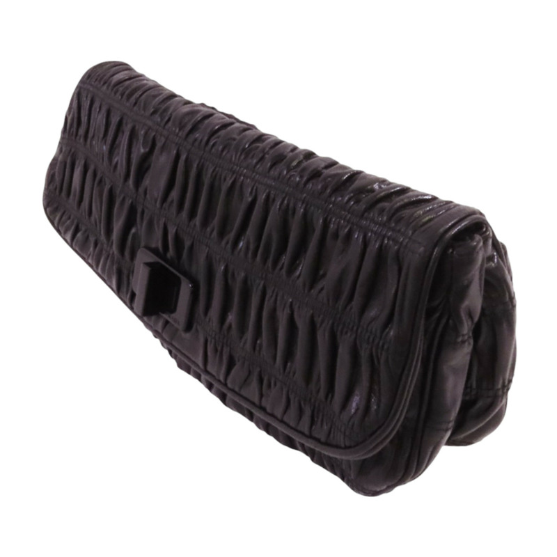 PRADA 牛皮皮革Capretto Graufre Clutch手拿包-2