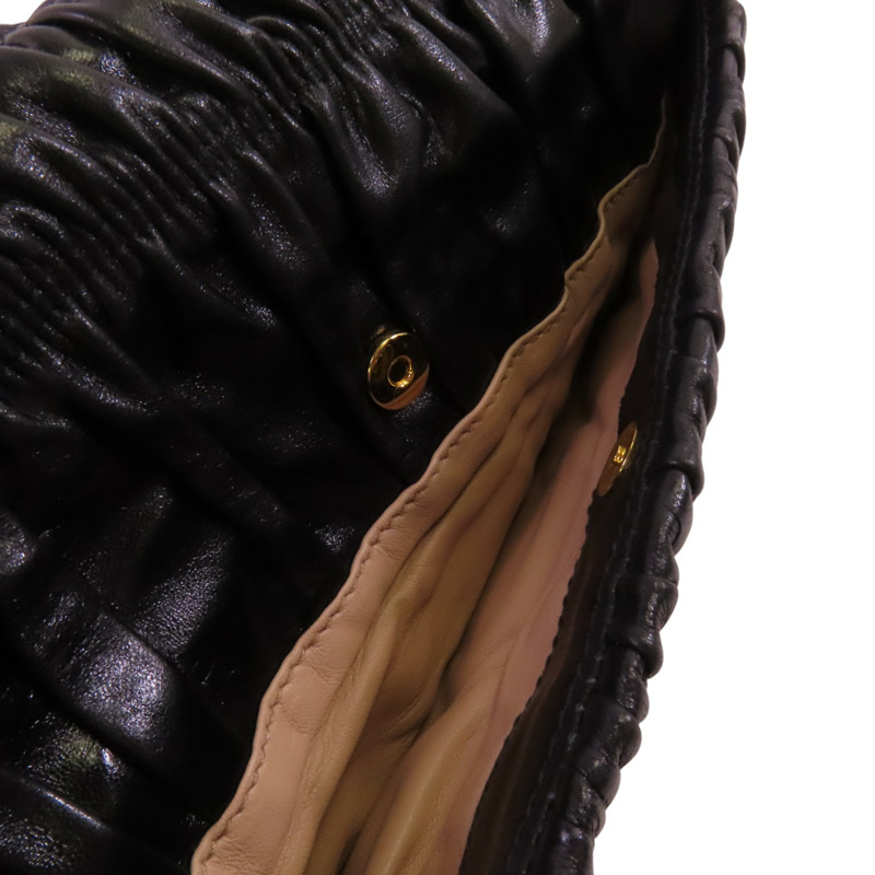 PRADA 牛皮皮革Capretto Graufre Clutch手拿包-5