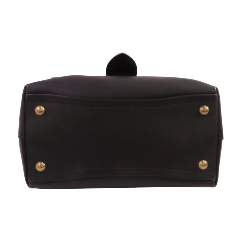 PRADA 牛皮皮革City Bag金扣肩背袋-3