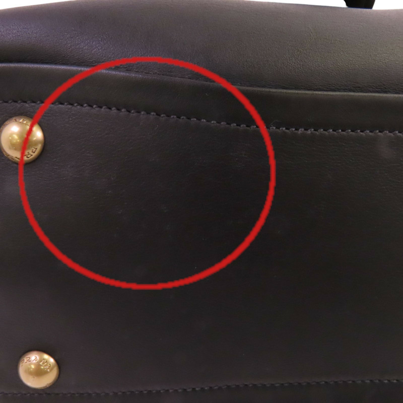 PRADA 牛皮皮革City Bag金扣肩背袋-20