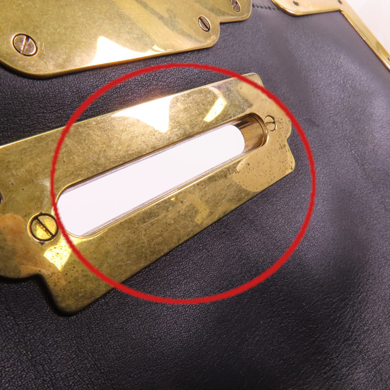 PRADA 牛皮皮革City Bag金扣肩背袋-24